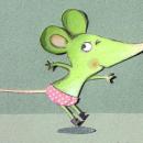 ZOOM : une souris verte
