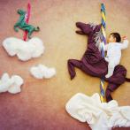 Quand bébé monte une licorne 